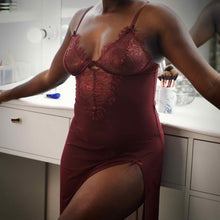 Load image into Gallery viewer, Burlesque w/thigh garter belt
